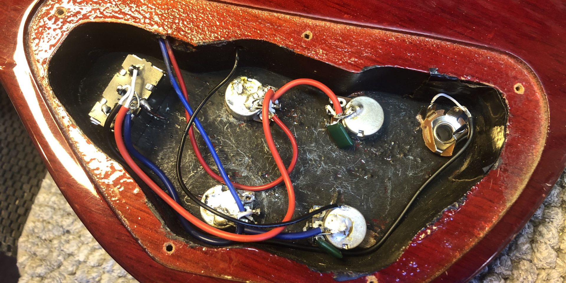 how to wire epiphone casino